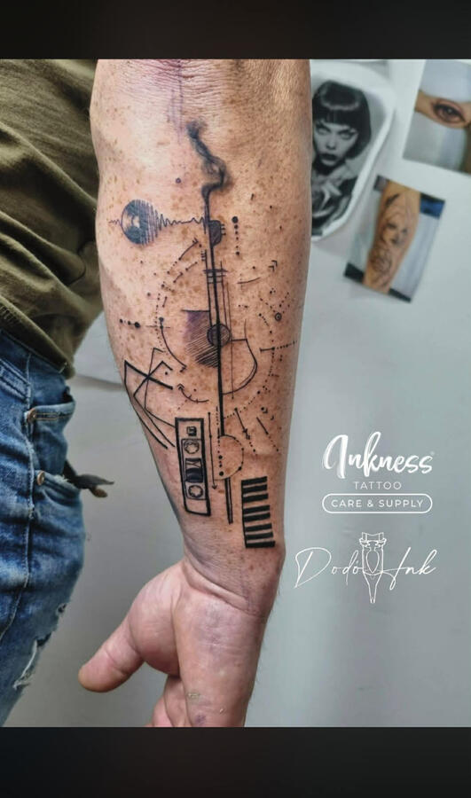 Untitled Blackwork tetoválás – győri tetoválás Dodó Ink Tattoo