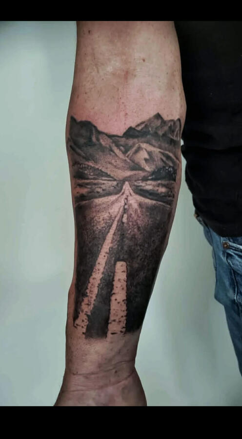 Untitled Blackwork tetoválás – győri tetoválás Dodó Ink Tattoo